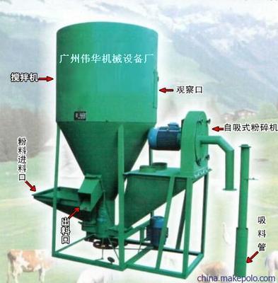 【供應(yīng)廣東豬飼料攪拌機(jī) 廣西飼料攪拌機(jī) 四川飼料混合機(jī)價(jià)錢】?jī)r(jià)格,廠家,圖片,攪拌機(jī),廣州偉華機(jī)械-